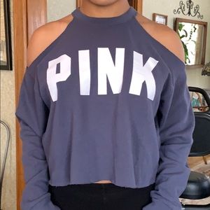 PINK brand off the Shoulder Sweatshirt